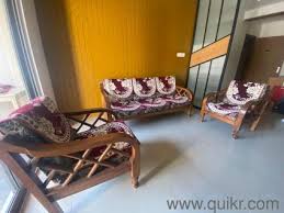 teak wood sofa set used home office