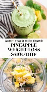 weight loss smoothies for fat burning