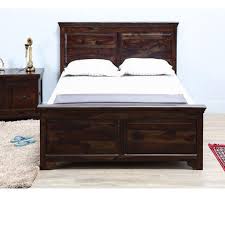Chestnut Finish Queen Size Bed