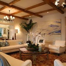 living rooms exposed beams design ideas
