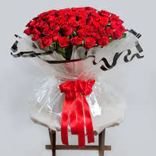 99 rose bouquet for her prince flower