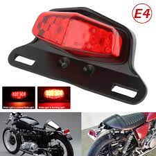 motorcycle led rear license plate light