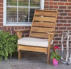 outdoor slat back adirondack chair