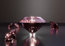 photo pink diamonds with dark background