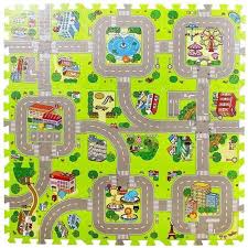 baby eva foam puzzle carpet city road