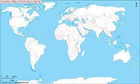 where is estonia located in the world map