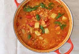 vegan red lentil stew recipe veggie