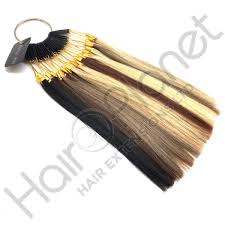 Hair Extensions Colour Swatch Ring Indian Remy
