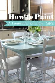 How To Paint A Laminate Kitchen Table