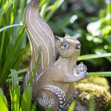 Playful Squirrel Garden Ornament