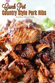 Cooking Country Style Ribs In Crock Pot gambar png