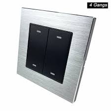 Metal Frame Momentary Wall Switch Panel