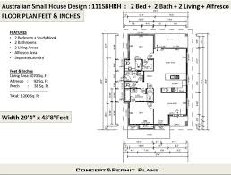 1200 Sq Foot House Plan Or 110 9 M2 2