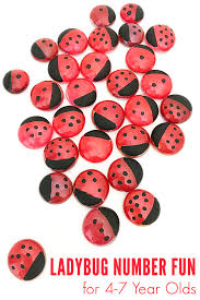 Counting And Number Games Ladybug Number Fun For 4 7 Year Olds