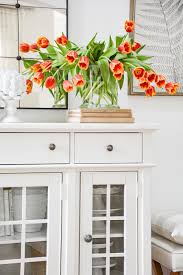 how to decorate a buffet sideboard