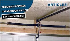 difference between garage door torsion