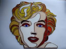 Marylin Stained Glass Stained Glass