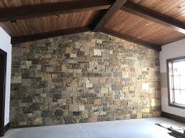 Thin Stone Veneer Rustic Interior Wall