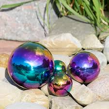 Color Gazing Mirror Ball Stainless