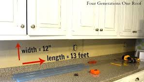Carefully measure every area that needs a tile backsplash and add them together. How To Calculate Square Footage For A Backsplash Easy Measuring Tips Square Footage Calculator Square Foot Calculator Backsplash