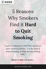 5 Reasons Why Smokers Find It Difficult To Quit Smoking