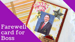 farewell card for boss you