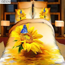 3d Duvet Bedding Sunflower