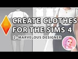 how to create cc clothes for the sims 4
