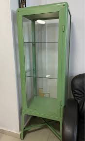 Ikea Glass Door Cabinet Pale Green