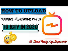how to upload you horizontal videos