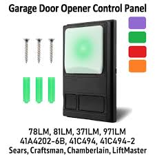 garage door remote control panel