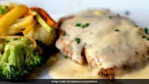 fish with white sauce recipe by niru