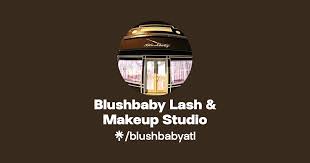 blushbaby lash makeup studio linktree