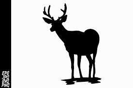 Deer Silhouette Svg Graphic By Arief Sapta Adjie Creative Fabrica Deer Silhouette Silhouette Svg Deer
