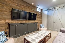 During family movie night, everyone can cuddle together under blankets. Game Room Entertainment Center In West Chester Basement Farmhouse Kids Philadelphia By Maclaren Kitchen And Bath Houzz