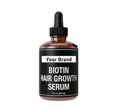private label biotin hair growth serum