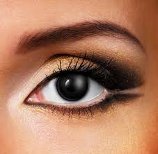 blackout contact lenses black eye