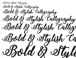 Calligraphy or the art of fancy writing has thousands of years in its history and development. Free Font Bold Stylish Calligraphy By Misti S Fonts