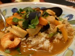 red curry seafood mix vegetariant