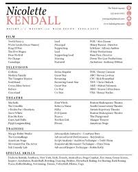 Actor Resume Template 8 X 10 Acting Resume Instant
