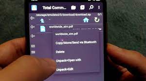 zip file on android phone