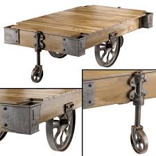 Coffee tables are not put drinks,food. Factory Cart Coffee Table Max