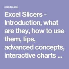 Excel Slicers Introduction What Are They How To Use Them