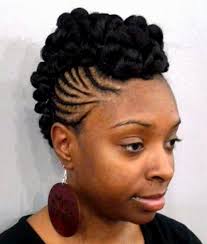 It should be emphasized that you do not have to shave the sides to wear a stylish mohawk. Excellent Cornrow Mohawk Hairstyles Black Women Hair Styles Braided Hairstyles For Black Women Cornrows Black Women Hairstyles