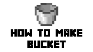 Minecraft: How to Make Bucket - YouTube