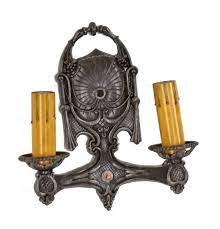 Electric Candle Double Arm Wall Sconce