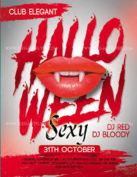 Sexy Halloween Free Flyer Psd Template Psdflyer Co