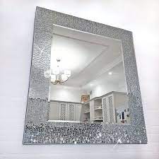 large wall mirror full length mosaic