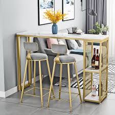 Pub sets are essential for your barroom, game room, kitchen, or man cave! Marble Bar Table Set Living Room Partition Bar Storage Table Chair Dining Table Combination Kitchen Wine Cabinet Table Set Shopee Singapore