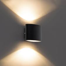 modern outdoor wall lamp black incl